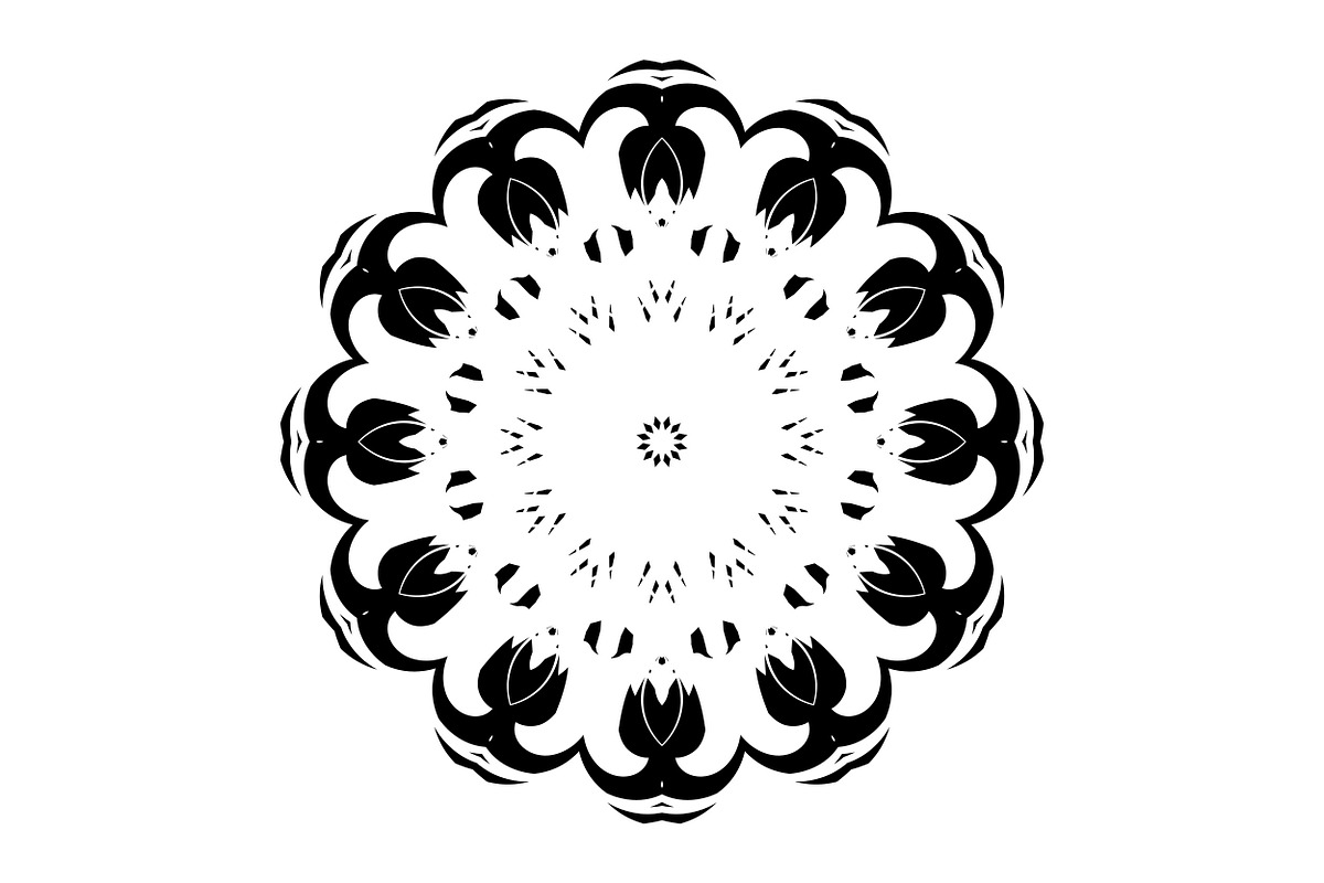Artistic Mandala Vector Collection, a Decorative Illustration by NJ Himel (Photo 32 of 101)