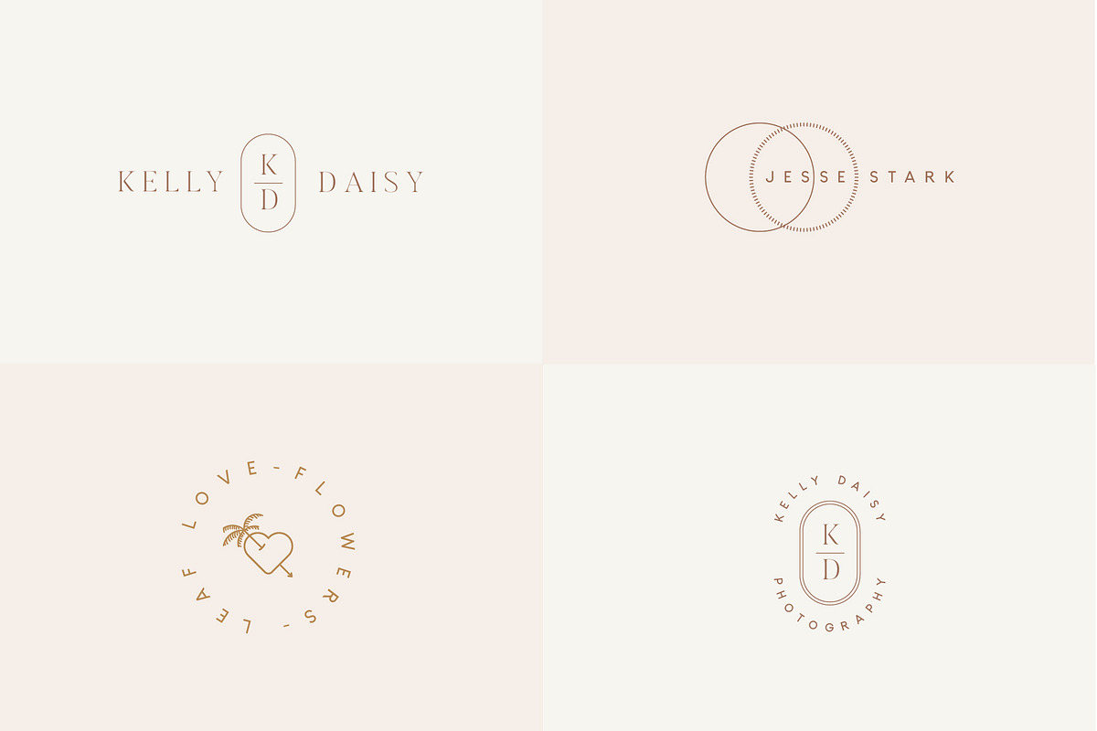 Feminine Logo Bundle, a Branding & Logo Template by Tropical Type (Photo 7 of 15)