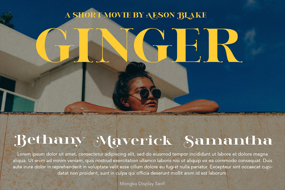 Mongka Display Font, a Serif Font by madeDeduk (Photo 10 of 10)