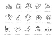 Human Rights Icons, an Outline Icon by Tettygreen (Thumbnail 2 of 2)