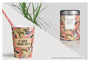 Le Tropique, Hand painted Pattern, a Pattern Graphic by Pink Linen (Thumbnail 7 of 9)