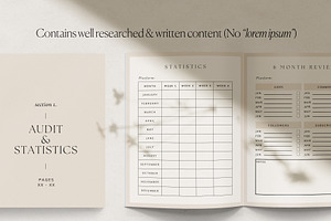 Social Media Planner Canva Template