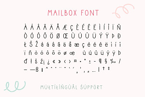 Mailbox - Handwriting Font