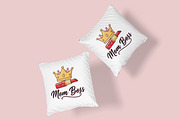 Mom Boss Mothers Day T-Shirt svg, an Object Illustration by Ghagra (Thumbnail 5 of 7)