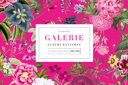 Galerie, luxury Print Patterns, a Pattern Graphic by TSTUDIO