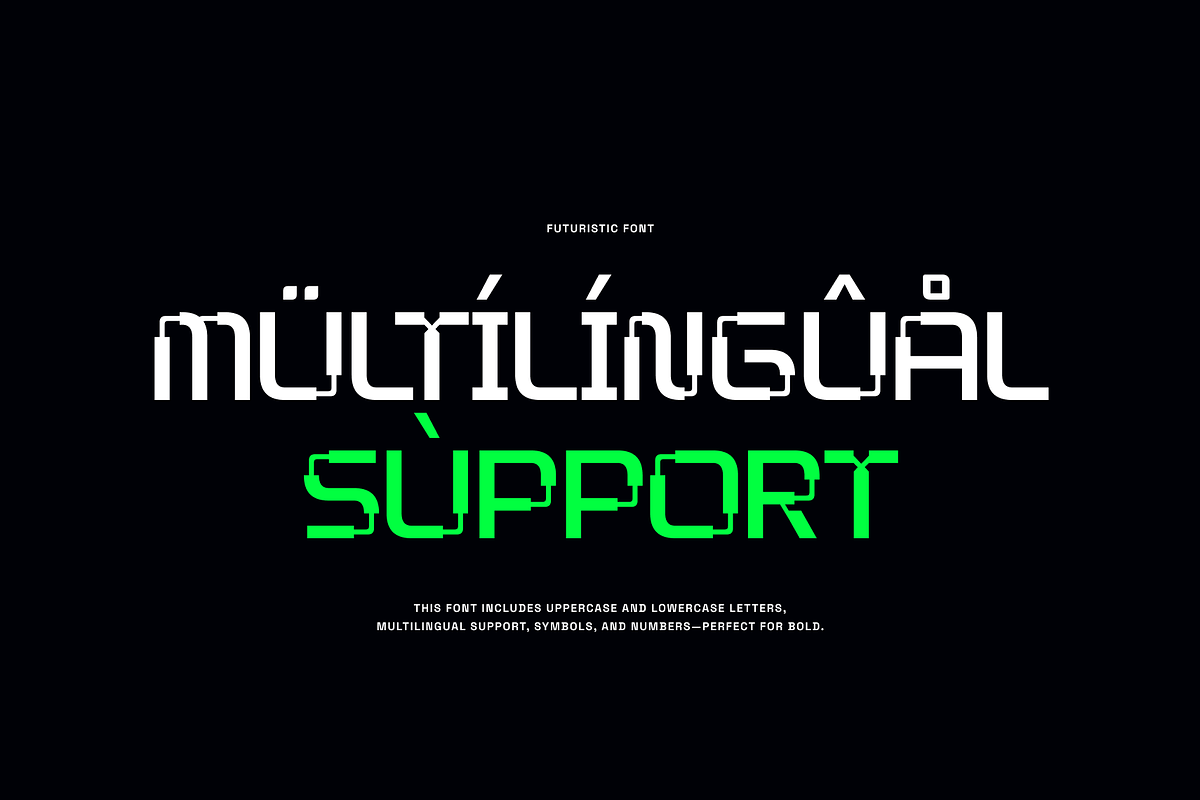 Futurest Cosmo – Futuristic Font, a Sans Serif Font by Mine Type Lab (Photo 9 of 10)