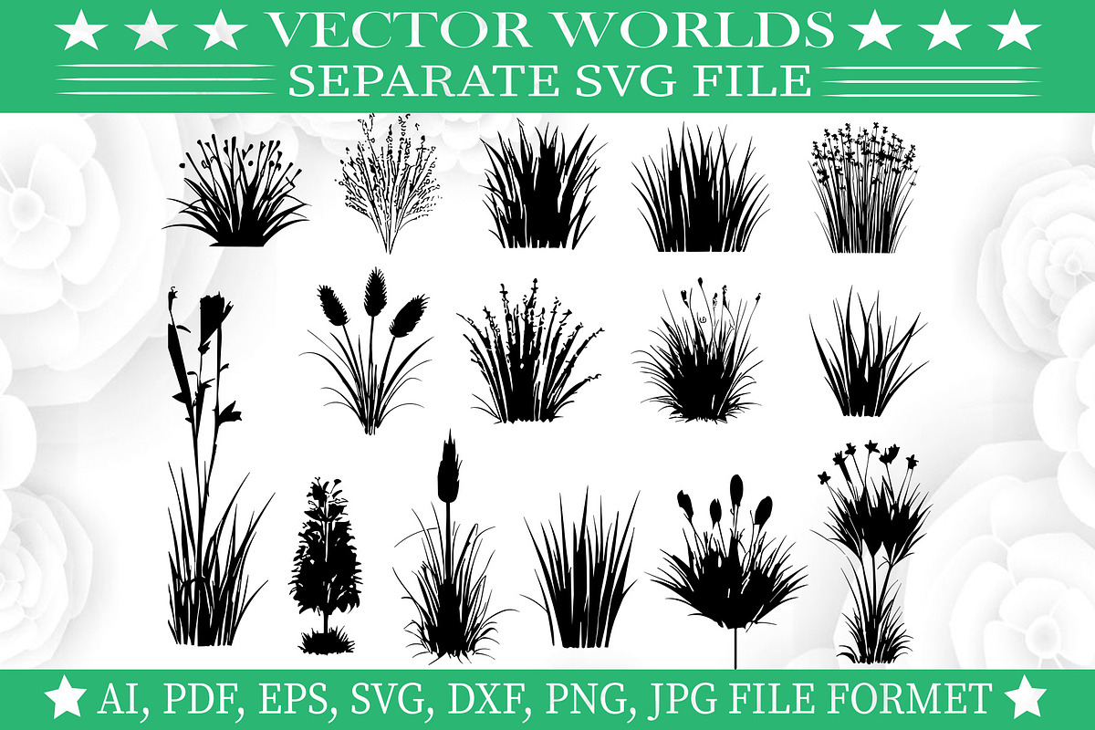 Dry Grass SVG, Dry, Grass SVG, an Object Graphic by VectorWorlds