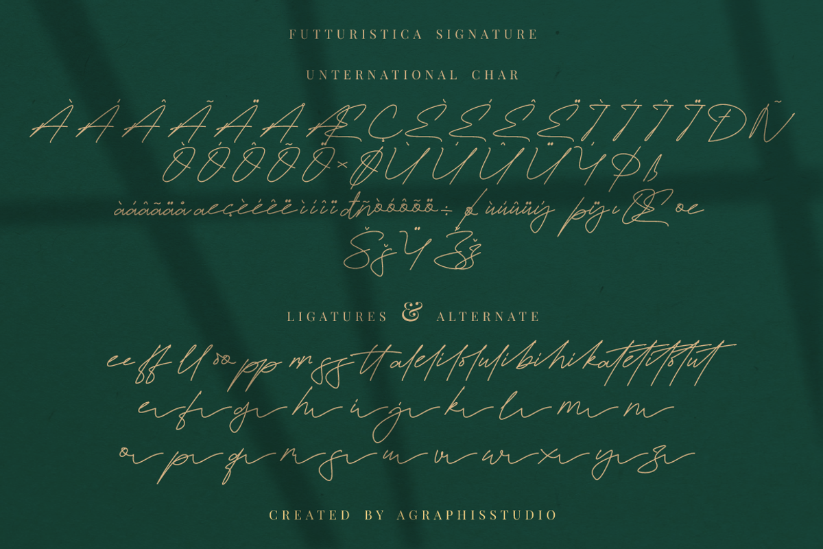 Futturistica Signature Business Font, a Script Font by KennedyStudio (Photo 9 of 10)