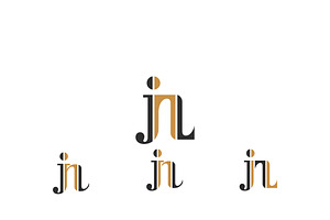 Alphabet letters logo JZ, ZJ, a Branding & Logo Template by mrshamsjaman