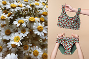 Chamomile Smile Pattern, a Pattern Graphic by Michiru13 (Thumbnail 6 of 22)