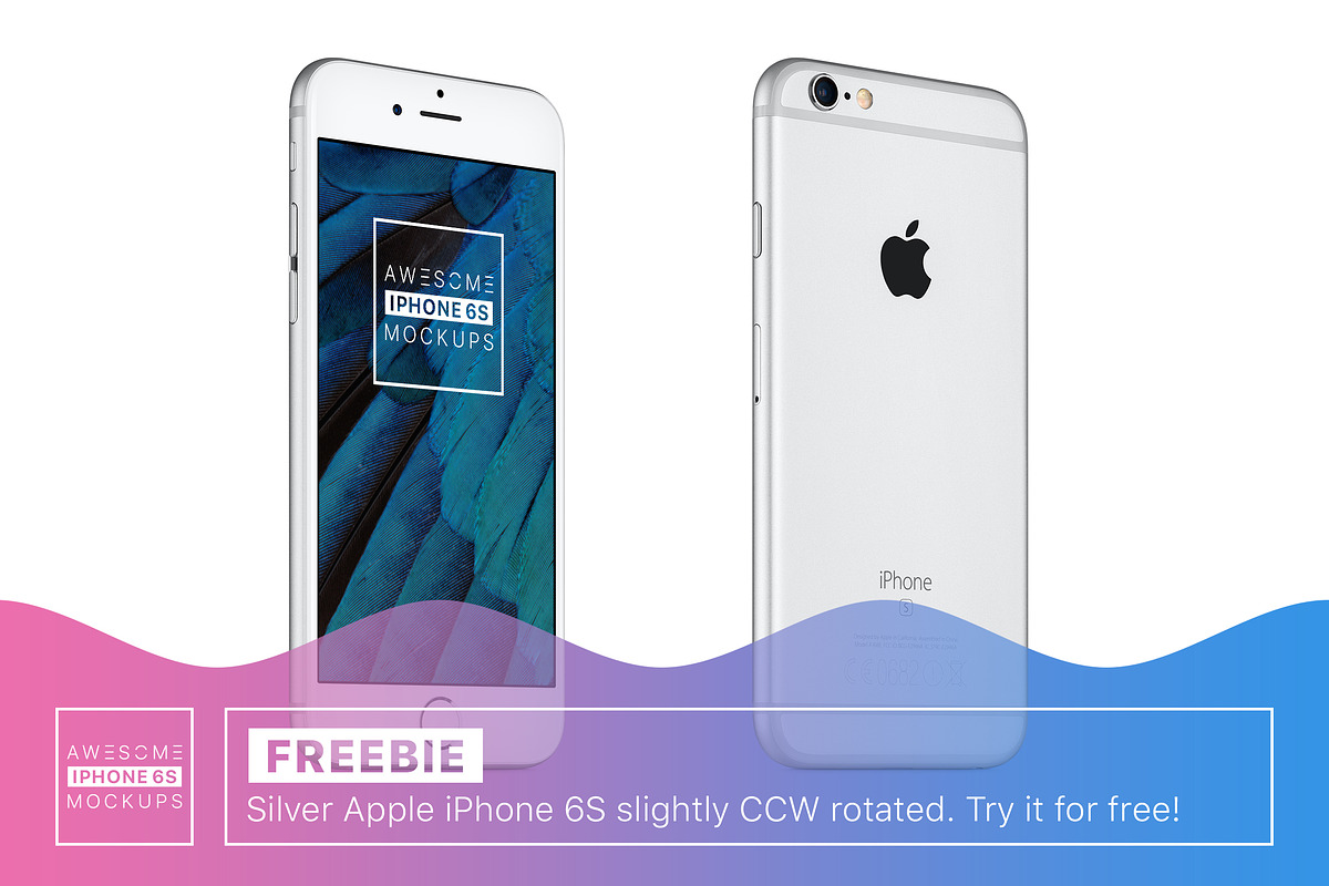 Awesome iPhone 6S Mockups, an iPhone Mockup by Mockups & Illustrations (Photo 9 of 11)