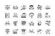 Piano Cartoon Stickers Set, an Emoji Icon by Vectors Market (Thumbnail 6 of 6)
