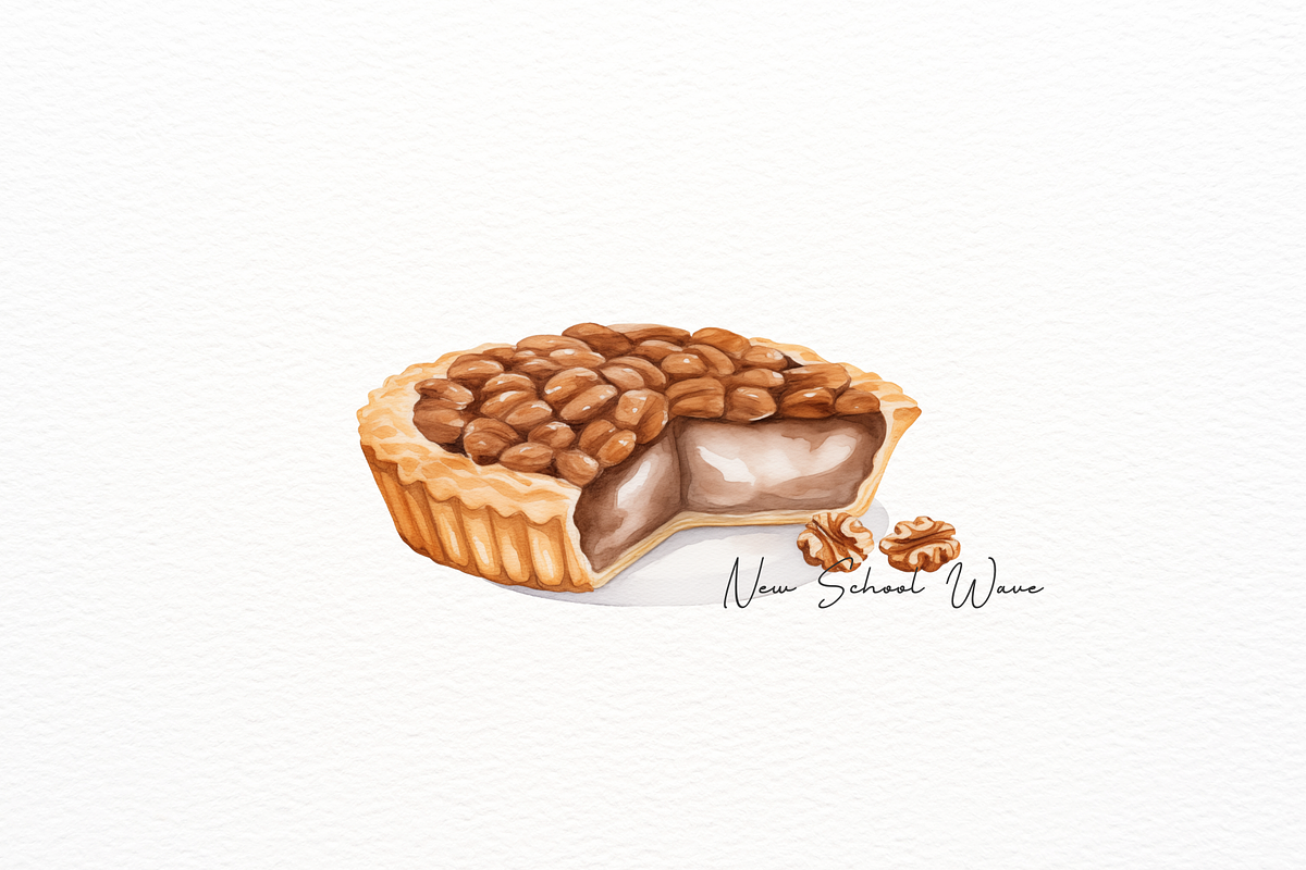 Delicious Pie Illustration, a Food Illustration by New-School-Wave (Photo 2 of 5)