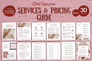 Client Experience Pricing Packet