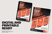 Brand New Flyer Template Design, a Flyer Template by ResumeFabs (Thumbnail 3 of 3)