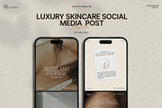 Glow Up Skincare Post Designs, a Social Media Template by Pixel Grid (Thumbnail 1 of 10)
