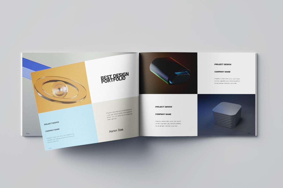 Graphic Design Portfolio Vol.12, a Brochure Template by Bewalrus Studio (Photo 6 of 11)