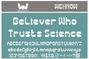 Mission Timeline font, a Font by weknow (Thumbnail 2 of 8)