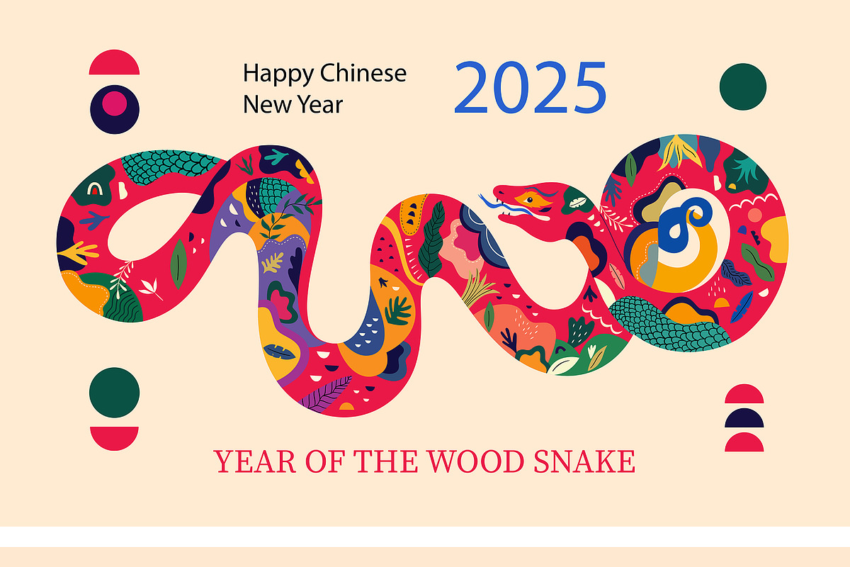 2025 Happy New Year!, a Seasonal Illustration by MoleskoStudio (Photo 8 of 8)