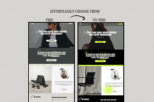 Modern Website Template Squarespace