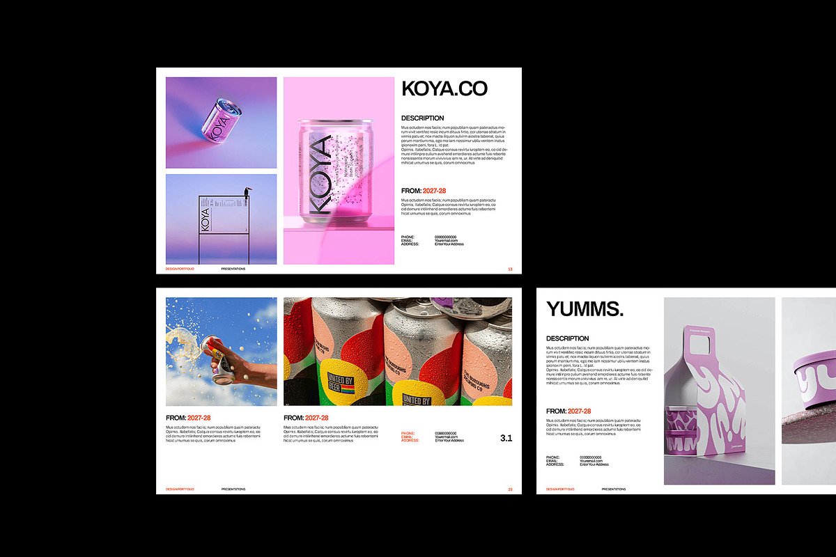 Design Portfolio Presentation Deck, a Presentation Template by Templeste (Photo 5 of 5)
