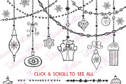 Christmas.DIY garland brushes set, a Brush Add-On by Tatianakost49 (Thumbnail 3 of 4)