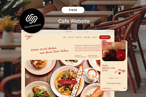 Cafe & Coffee Brand Website Template