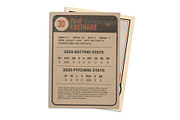 Classic Baseball Card Template, a Design Template by Sports Card Templates (Thumbnail 2 of 2)