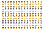 1000 Flat Smiley Icons, an Emoji Icon by Creative Stall (Thumbnail 3 of 5)