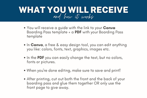 Boarding Pass Template PDF & Canva