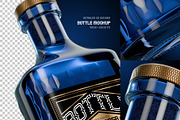 Deep Blue Bottle Mockup, a Packaging Mockup by Gleb Guralnyk (Thumbnail 2 of 3)
