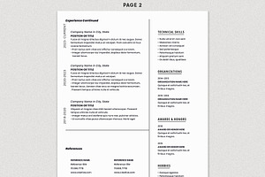 Modern Cv Resume Tamplates