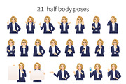 Business woman kit, a Work Illustration by Volha Hlinskaya (Thumbnail 3 of 6)