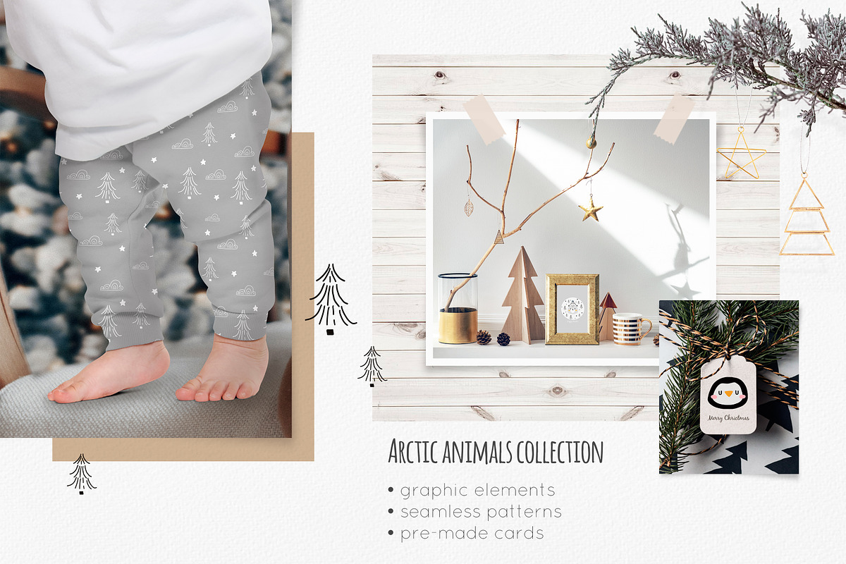 Arctic animals. Vector collection, a Pattern Graphic by AfonshinaArt (Photo 2 of 8)