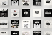 ONYX: Bold Fashion Instagram Pack, a Social Media Template by Lunaria (Thumbnail 2 of 7)