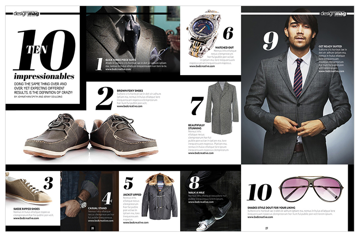 Magazine Template InDesign 06, a Magazine Template by Love Graphic Design (Photo 23 of 29)