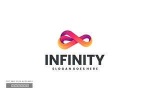 Infinity Gradient Colorful Logo, a Branding & Logo Template by ivan_artnivora