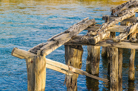 Old wooden pier, tierra del fuego, argentina, a Nature Photo by DanFLCreativo