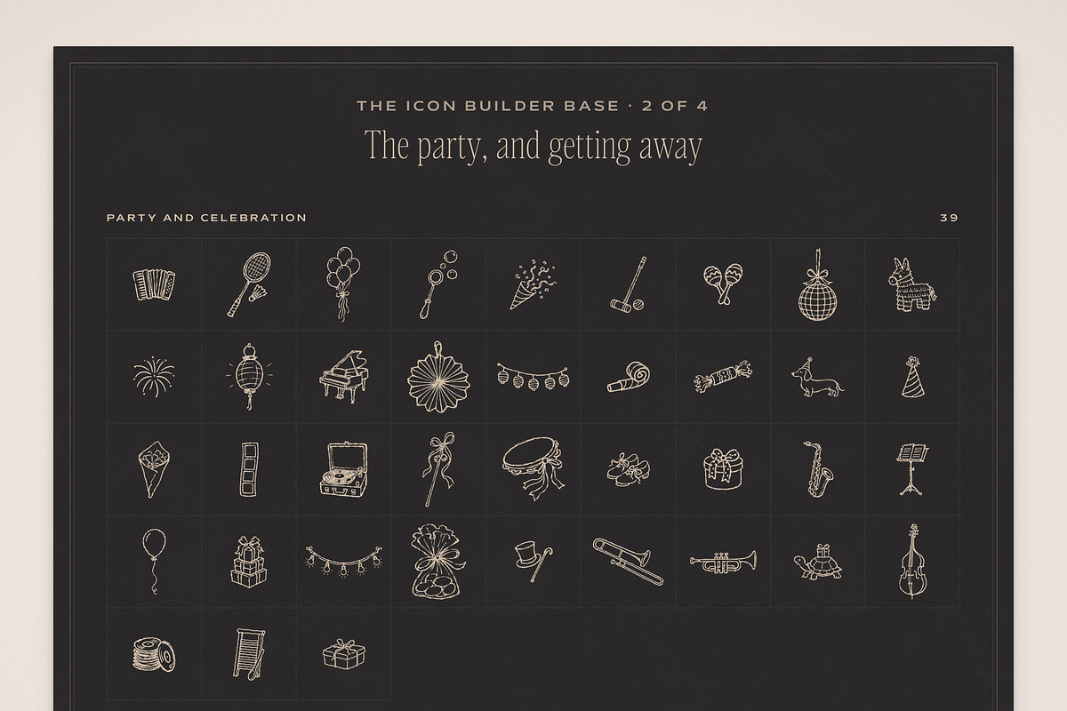 Holiday Party Invite Creator Bundle, an Object Graphic by The October Creative (Photo 21 of 24)