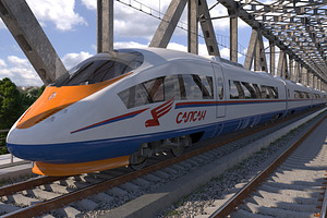 Hi-speed Train Sapsan Siemens Velaro