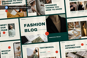 Blog Magazine Presentation Keynote, a Presentation Template by Antstheme