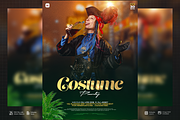 Costume party PSD Flyer, a Poster Template by SethDesign Studio (Thumbnail 2 of 2)