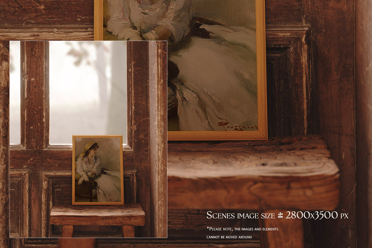Rustic Mockup Frame Bundle, a Household Mockup by LAMIA DESIGN (Photo 10 of 14)