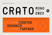 Crato Mono - Modern Monospaced Font, a Sans Serif Font by Graphicfresh (Thumbnail 1 of 10)