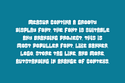 Measur Contina - Groovy Retro Font, a Sans Serif Font by Iqsiart Studio (Thumbnail 5 of 7)