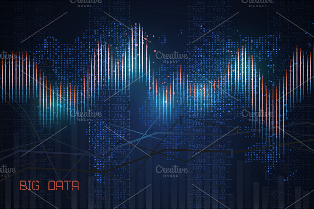 Abstract infographics visualization, a Finance Illustration by majcot (Photo 6 of 6)