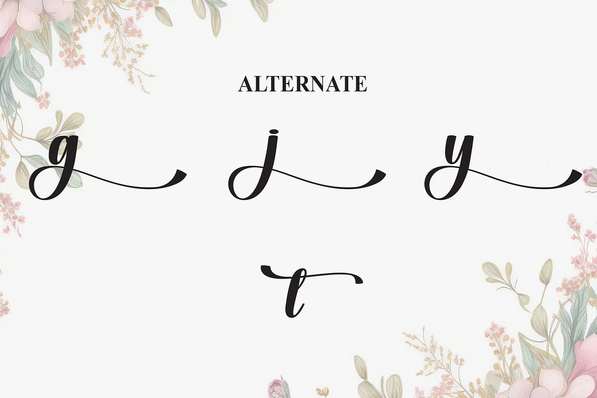Angistha | Script Font, a Handwritten Font by Scratchones (Photo 8 of 9)