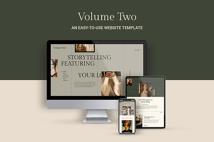 WEBSITE TEMPLATE— Volume Two