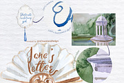 Jane's Letters: Hand Painted PNG, a Decorative Illustration by ArtCreationsDesign (Thumbnail 10 of 11)