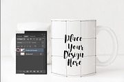 White Coffee mug mockup PSD smart, a Cups & Container Mockup by Leo Flo Mockups (Thumbnail 4 of 4)